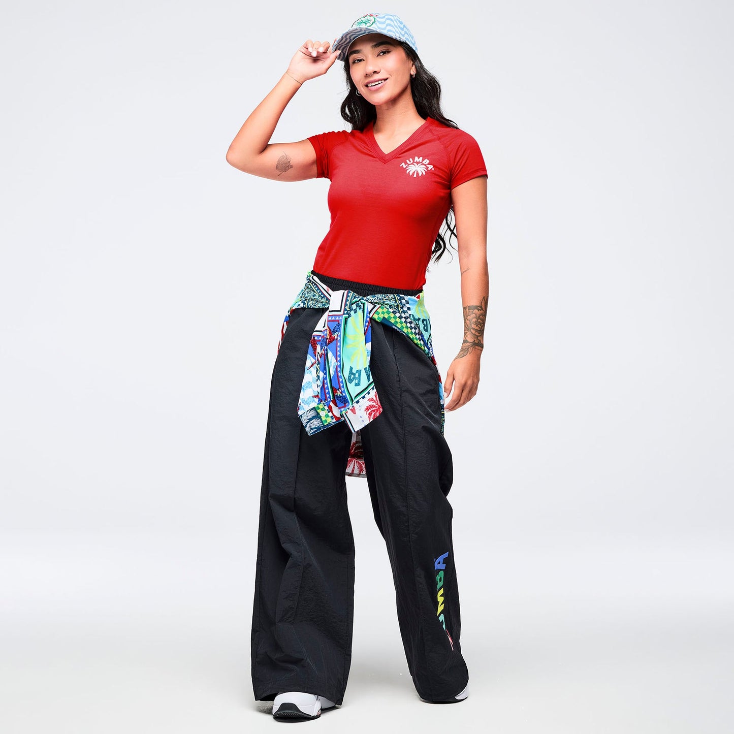 Latin Movement V-Neck Tee Z1T001096