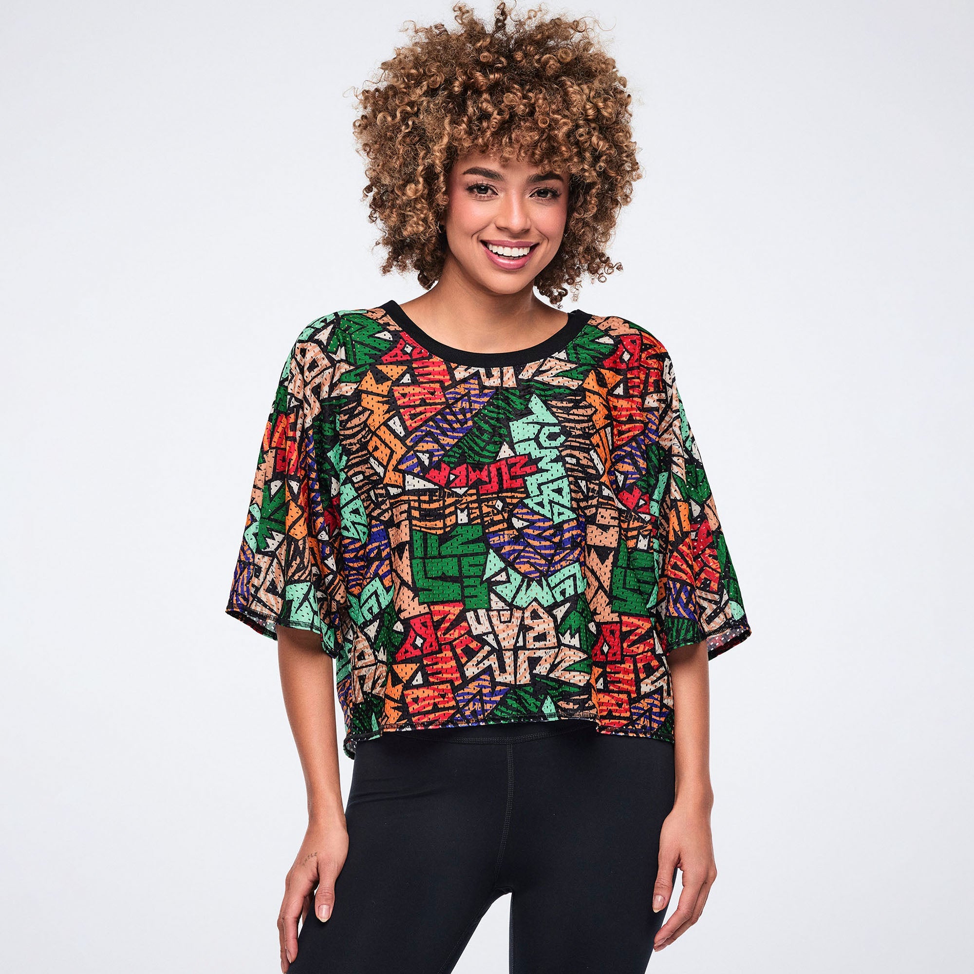 Wildbeat Boxy Dolman Crop Top – zumbawearth.com
