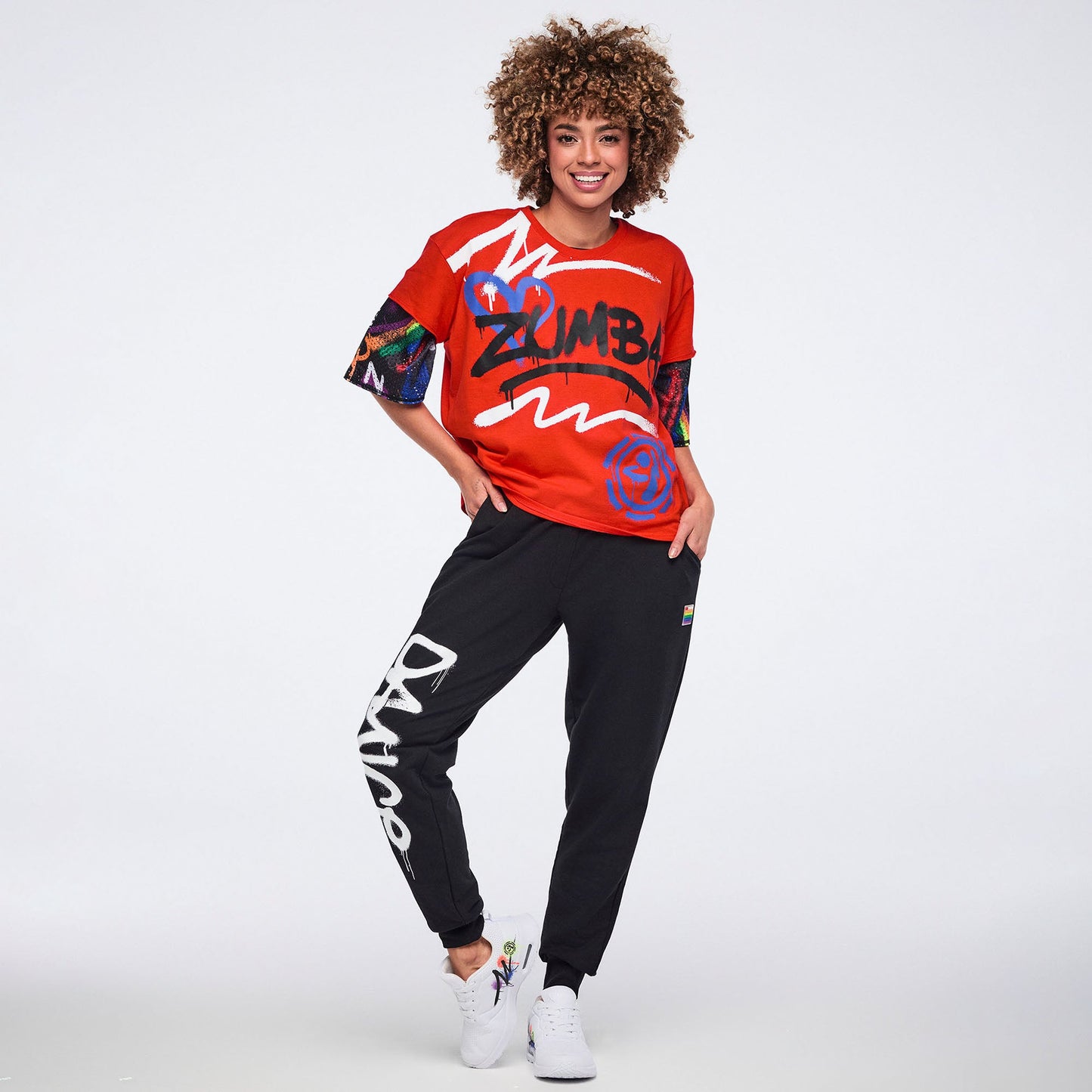 Pride High Low Crew Neck Top Z1T001151