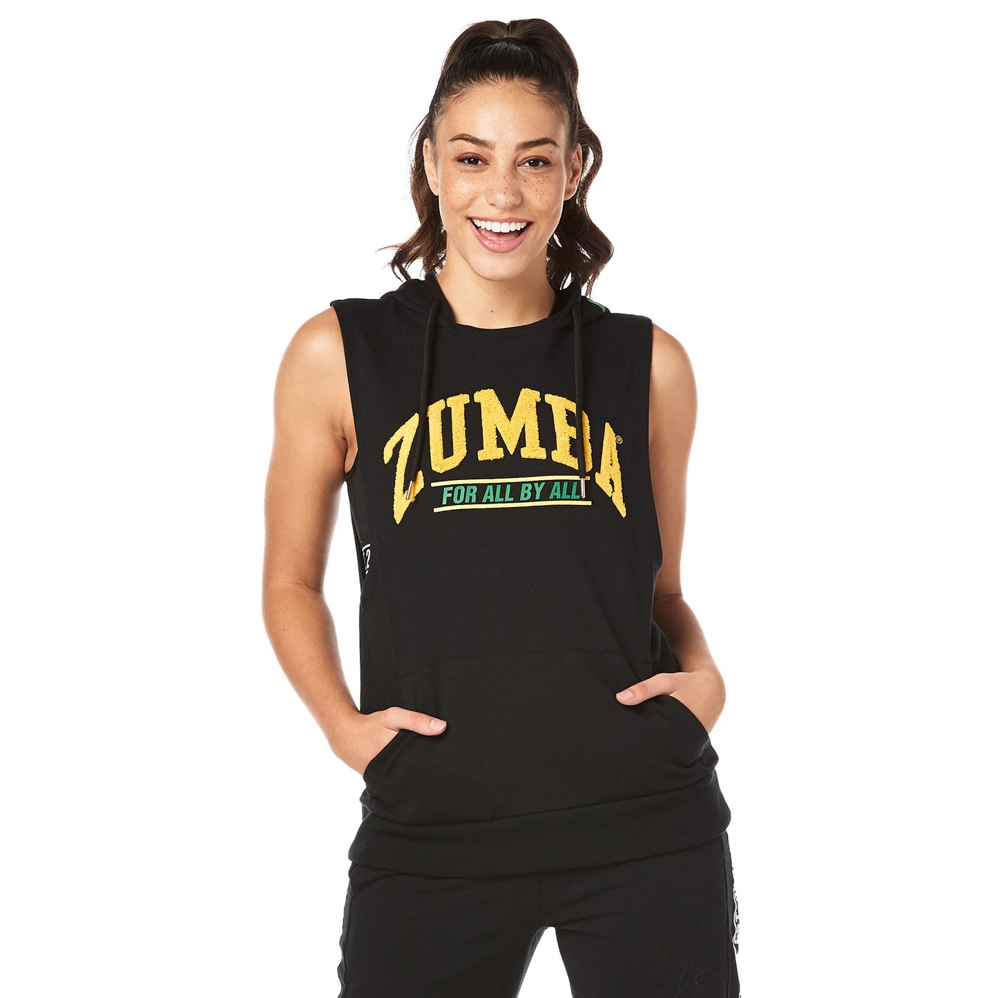 Zumba Attitude Alert Sleeveless Hoodie