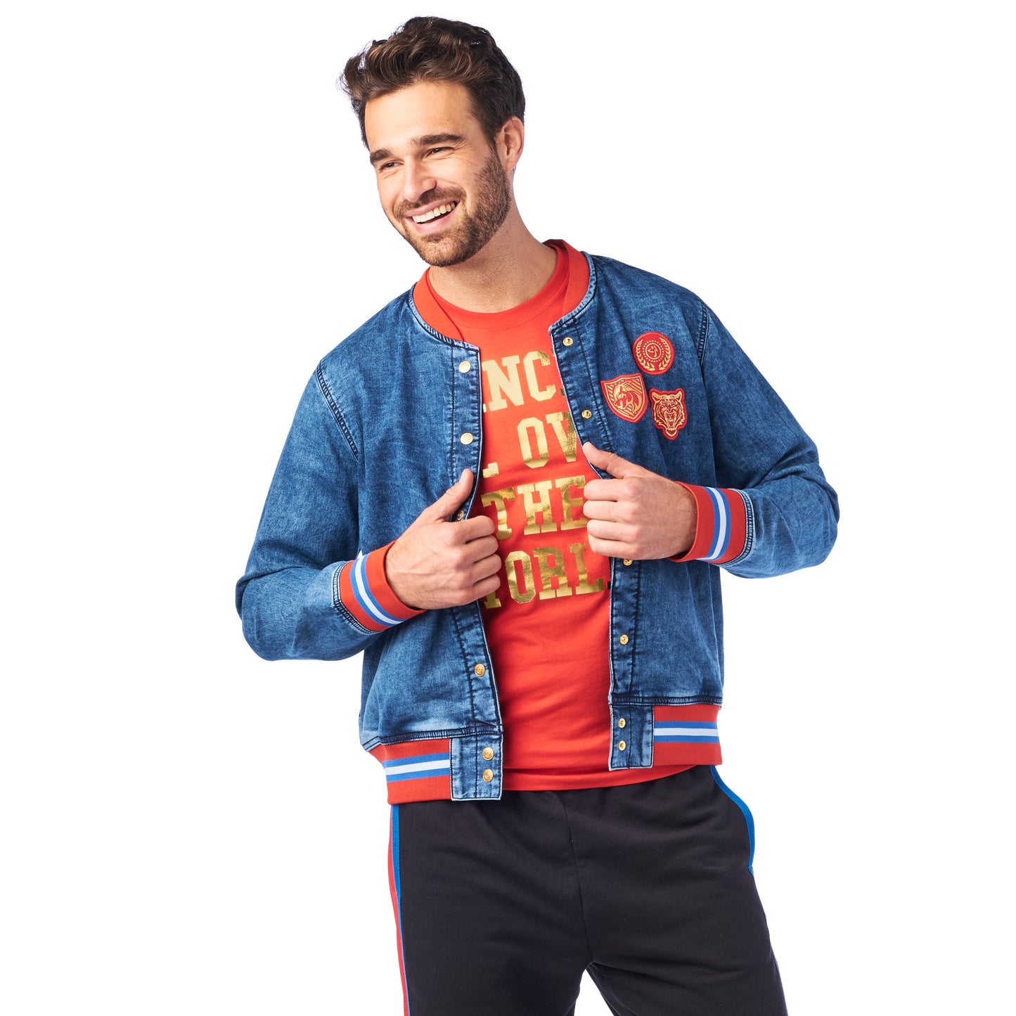 Zumba Spirit Denim Bomber Jacket