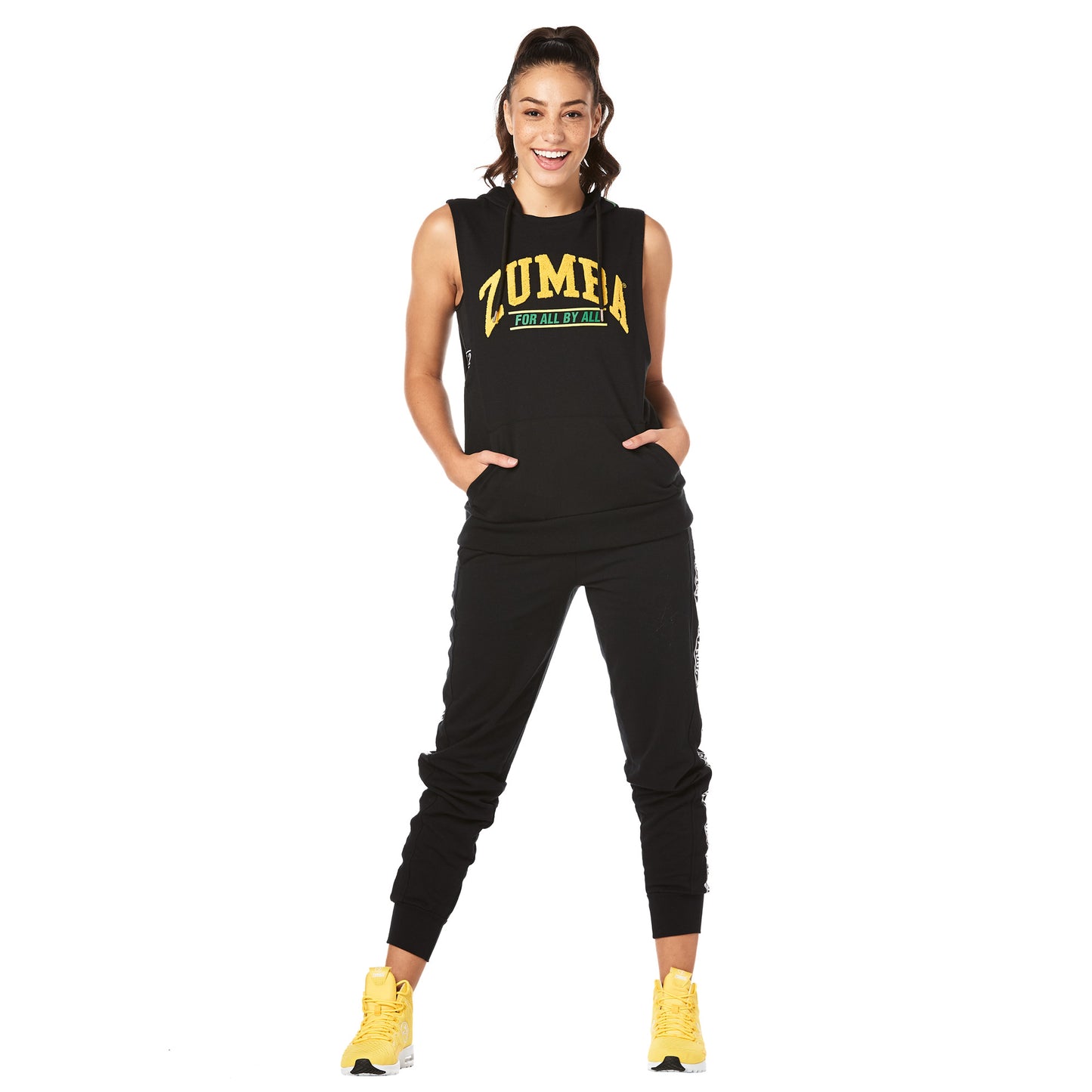 Zumba Attitude Alert Sleeveless Hoodie