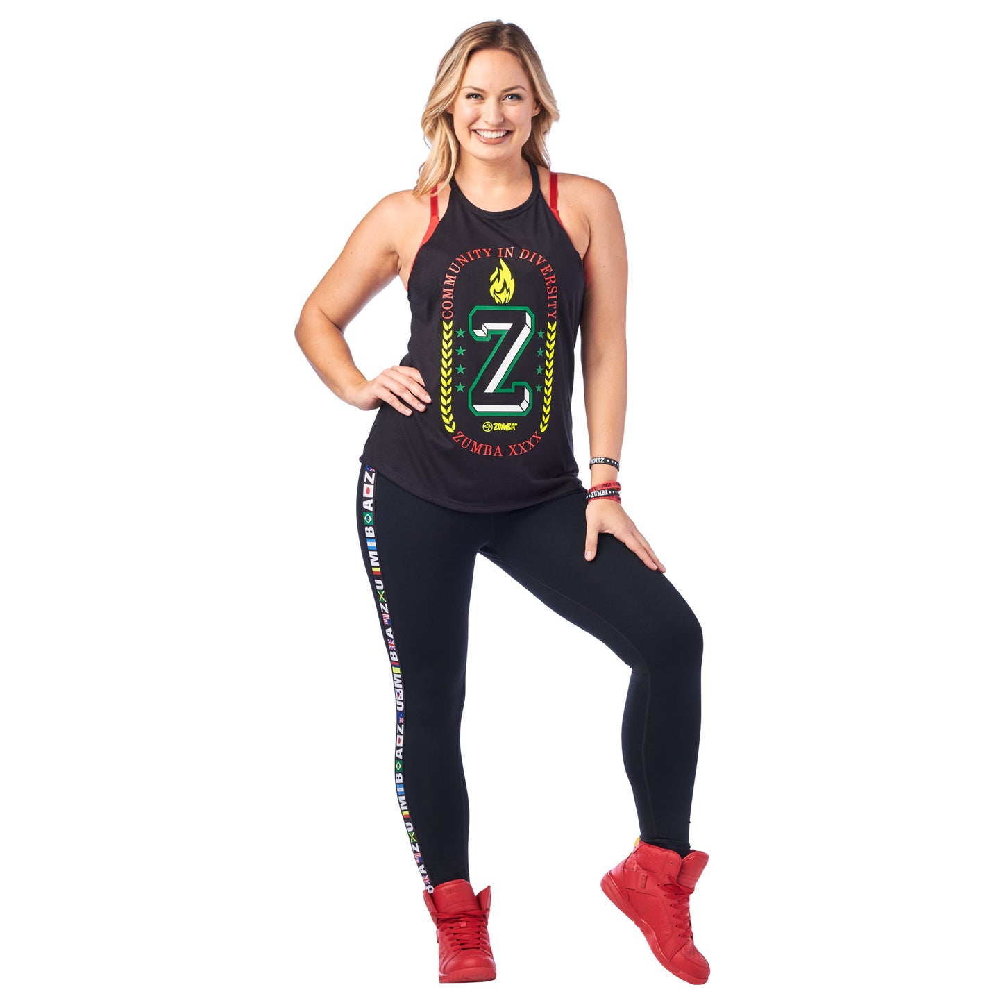 Zumba Community High Neck Tank