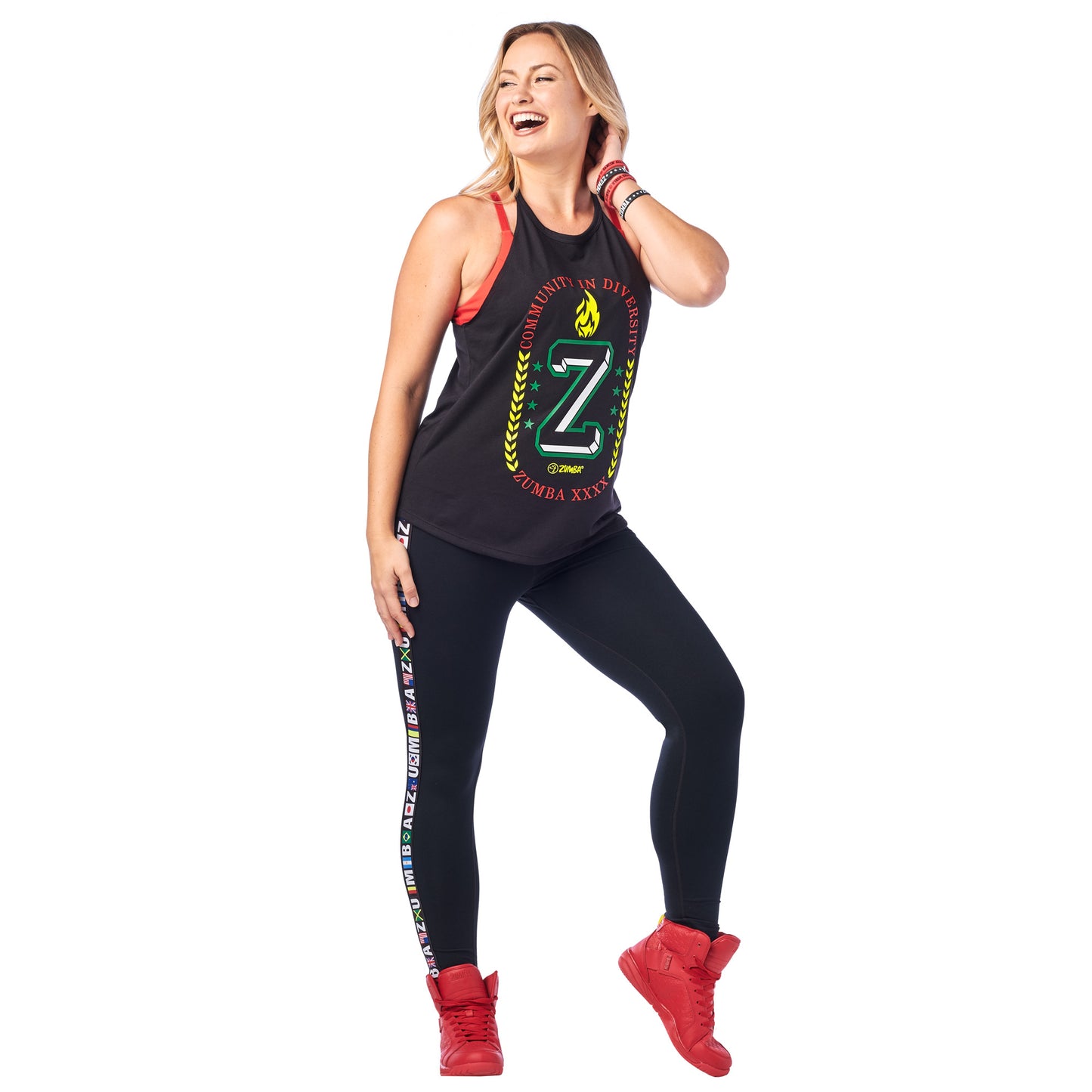 Zumba Community High Neck Tank