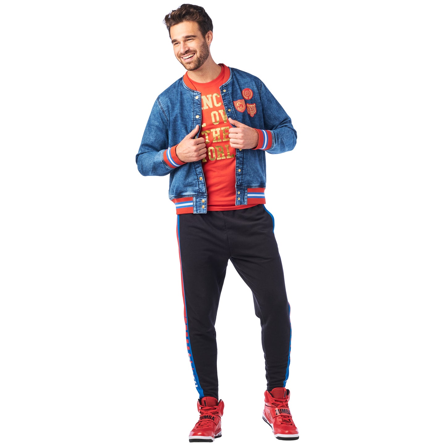 Zumba Spirit Denim Bomber Jacket