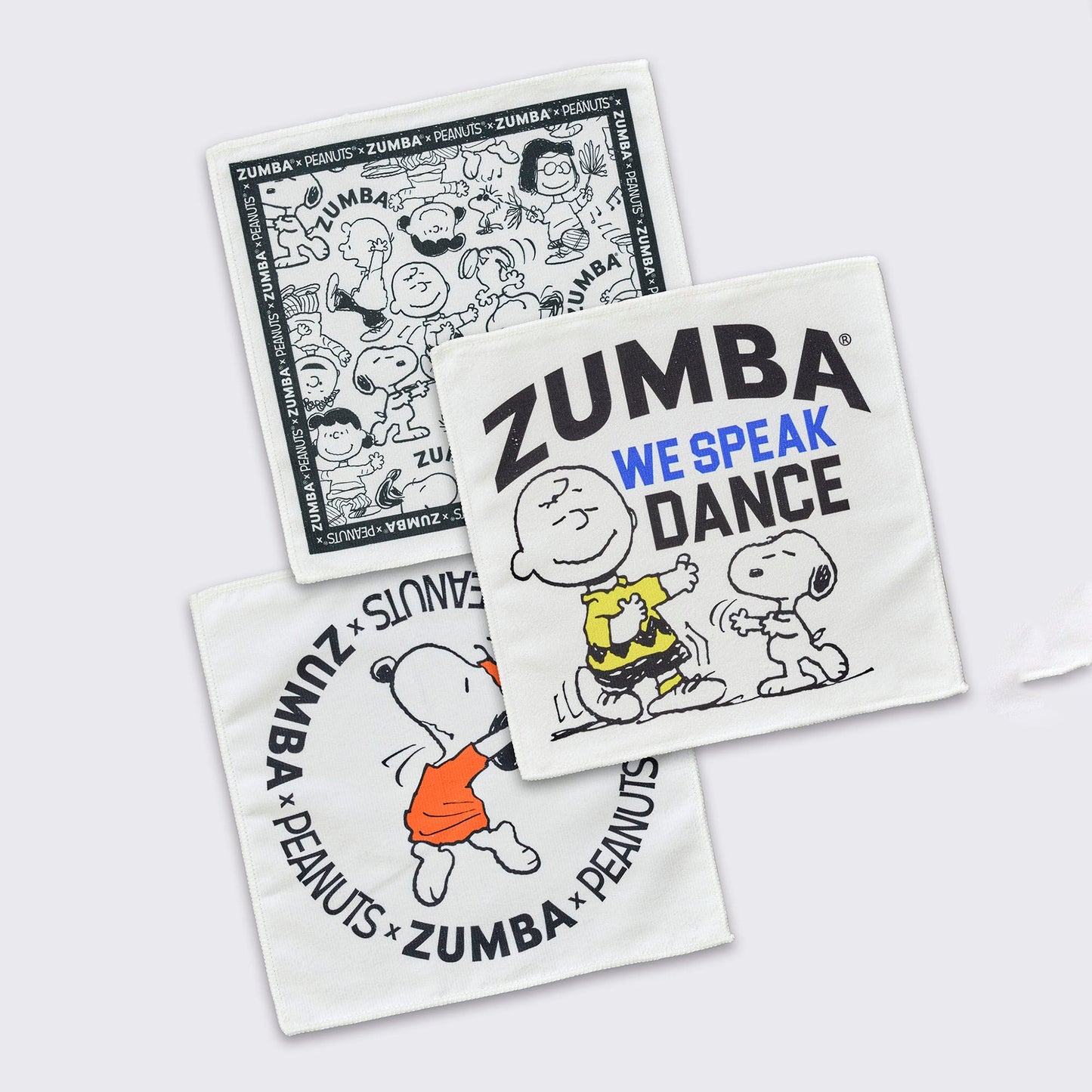 Zumba X Peanuts Hand Towels