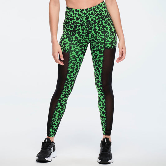 Funscape High Waisted Mesh Ankle Leggings