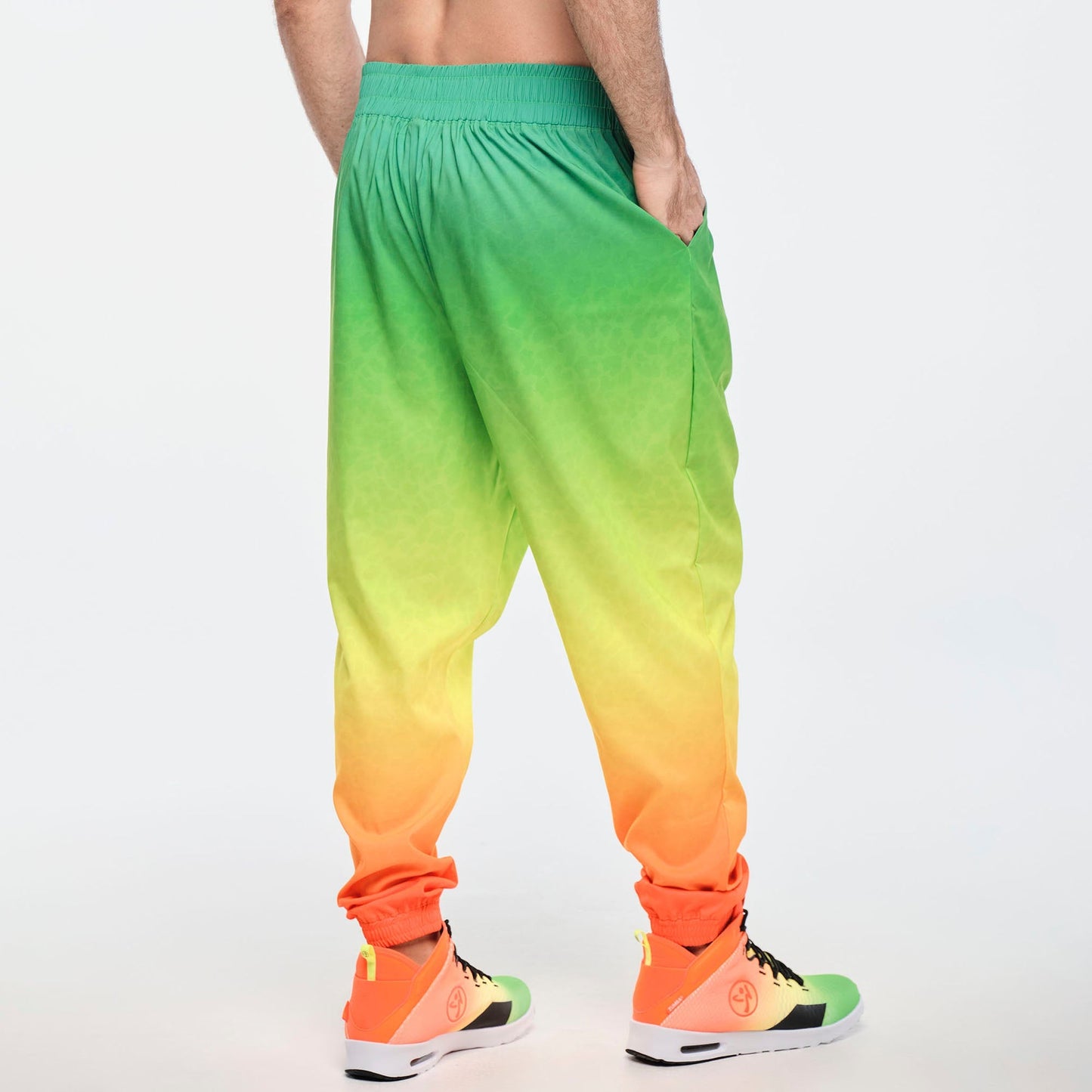 Funscape High Waisted Zip Front Track Pants