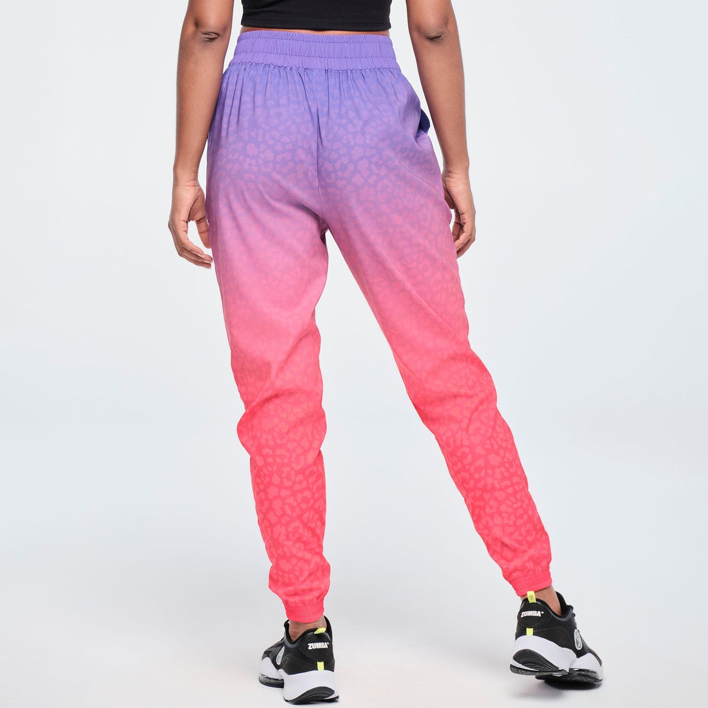 Funscape High Waisted Zip Front Track Pants