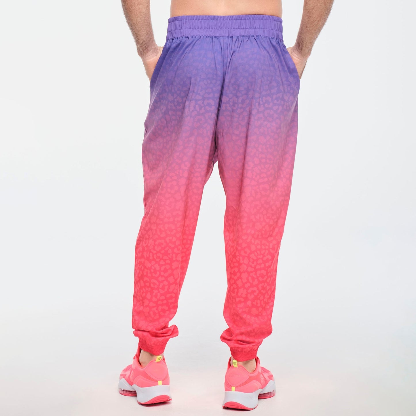 Funscape High Waisted Zip Front Track Pants