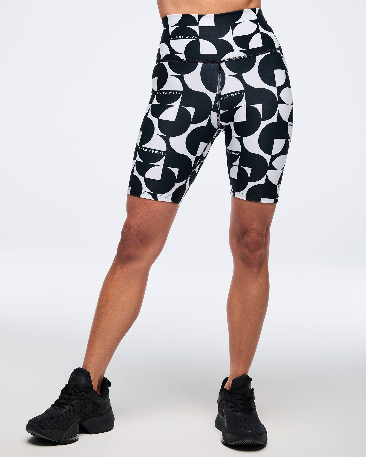 Zumba Haus High Waisted Long Biker Shorts