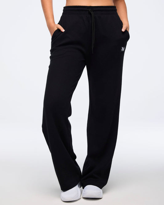 Zumba Haus Straight Leg Knit Waffle Pants