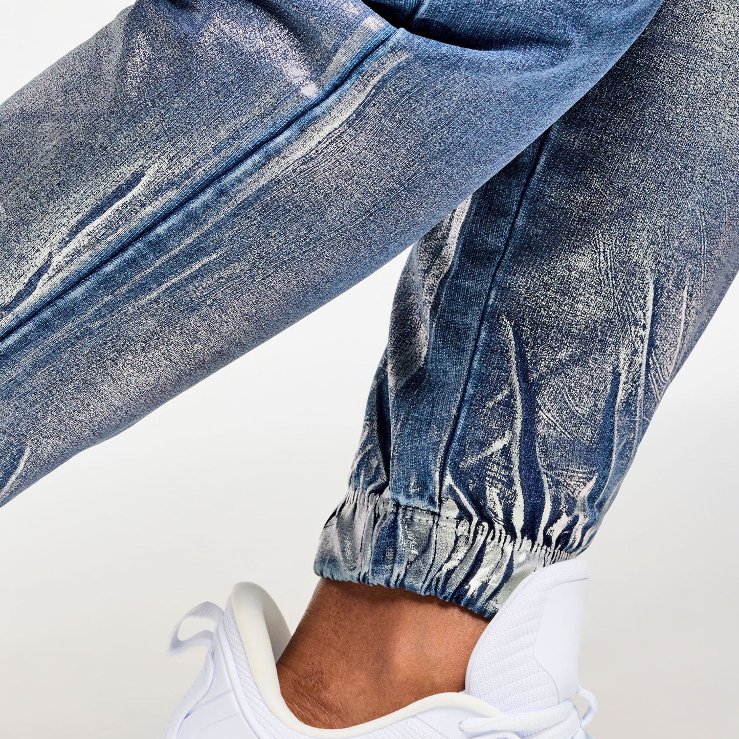 Blue Jean Knit Pants