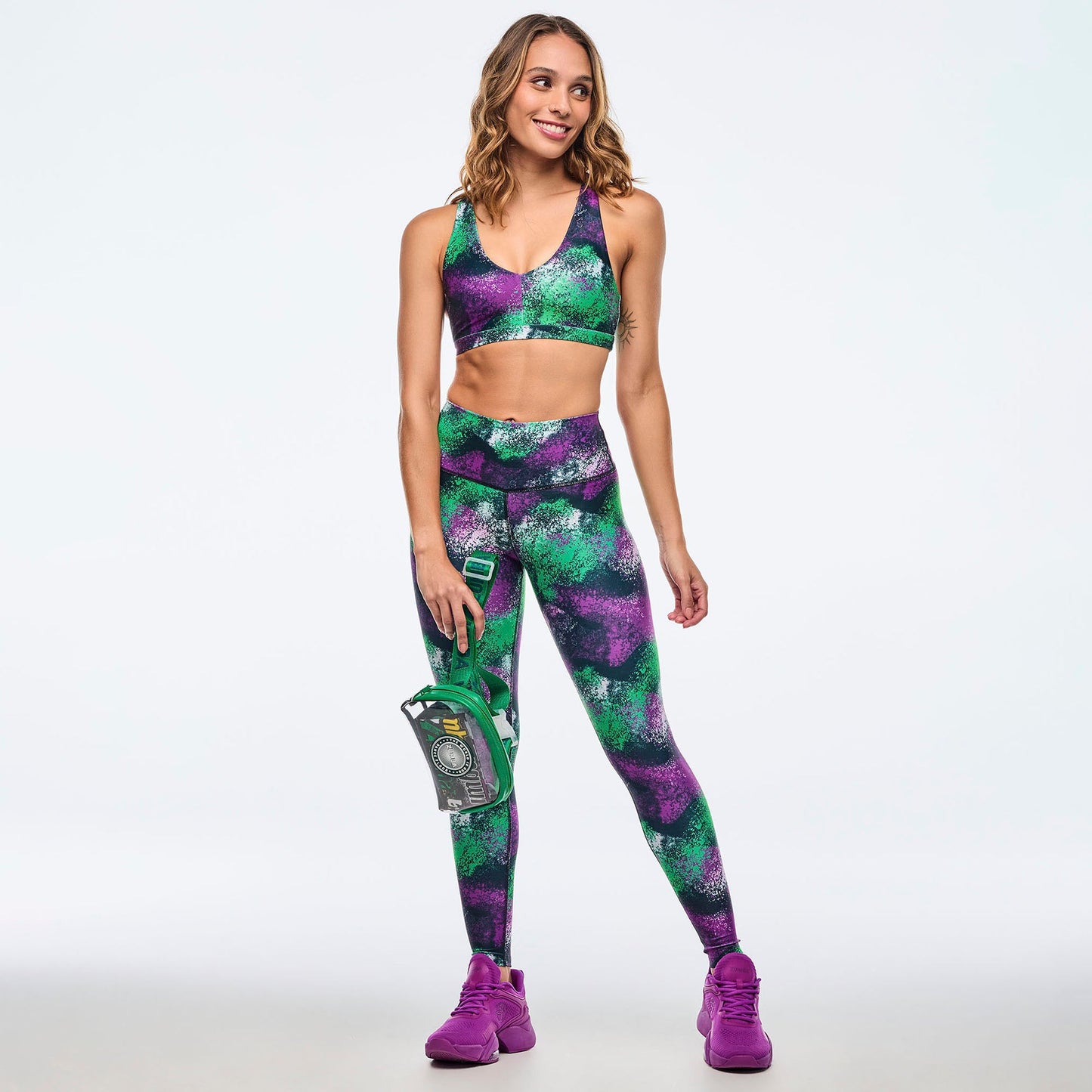 Apres Zumba High Waisted Ankle Leggings