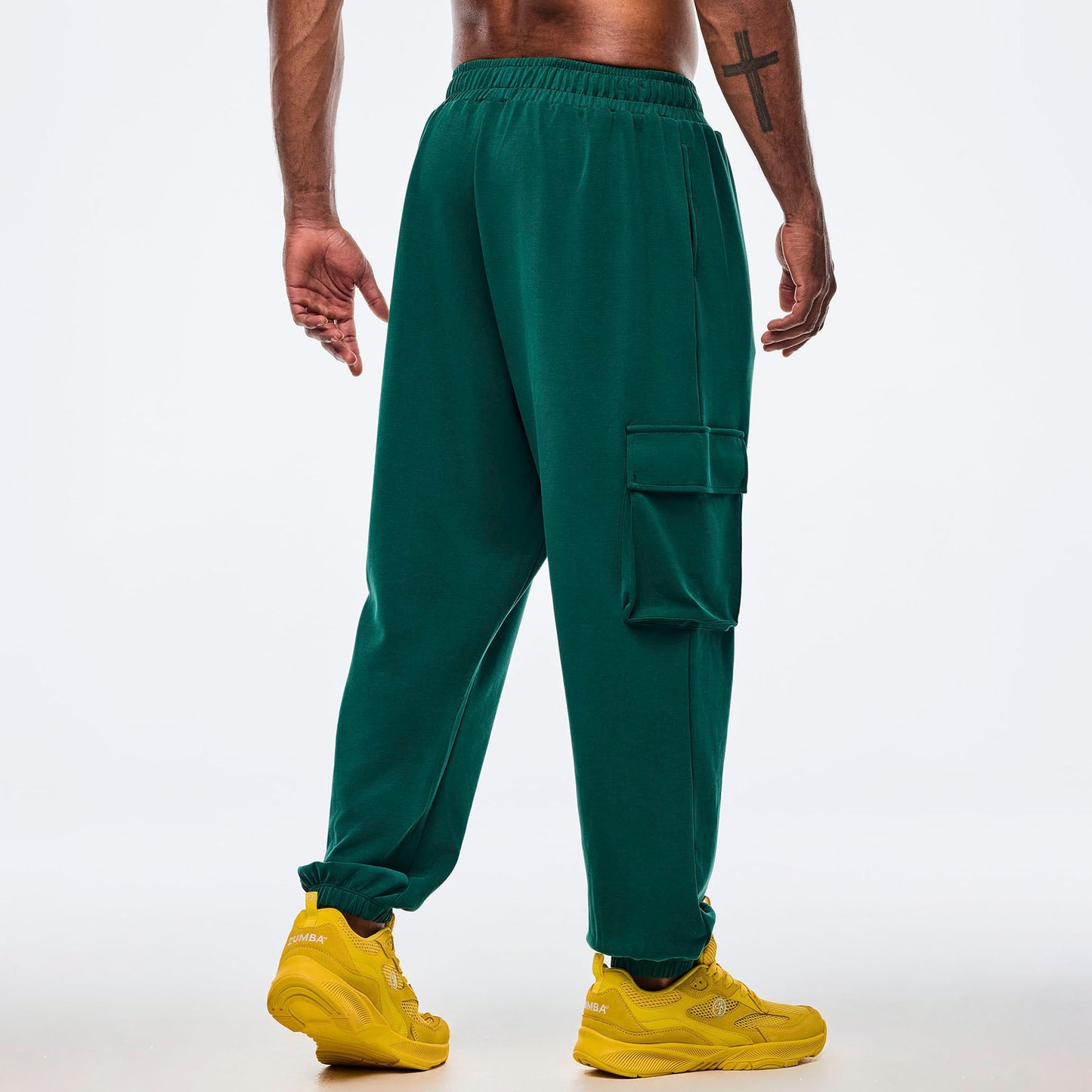 Apres Zumba Knit Slouch Cargo Pants With Belt