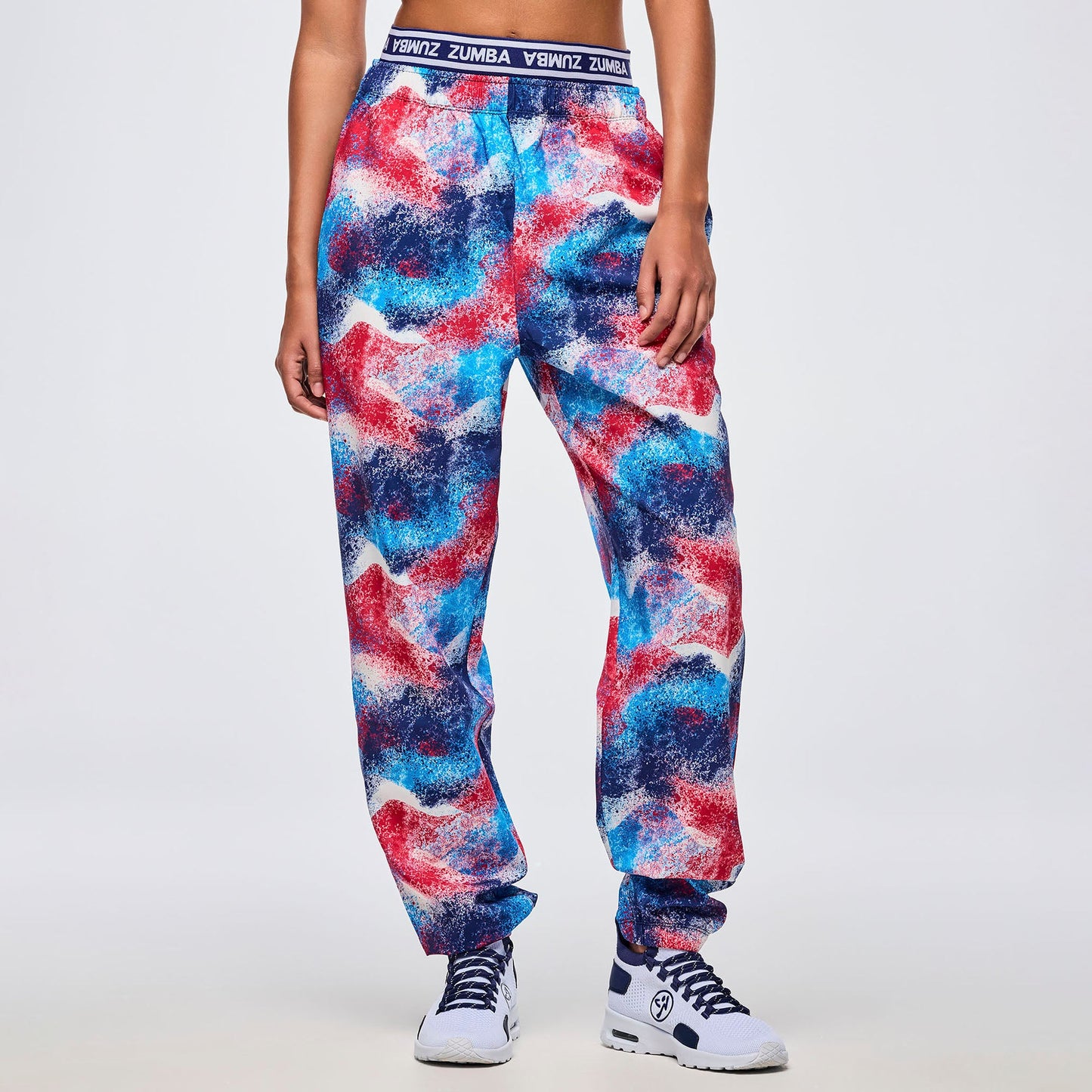 Apres Zumba Double Waisted Slouch Woven Pants