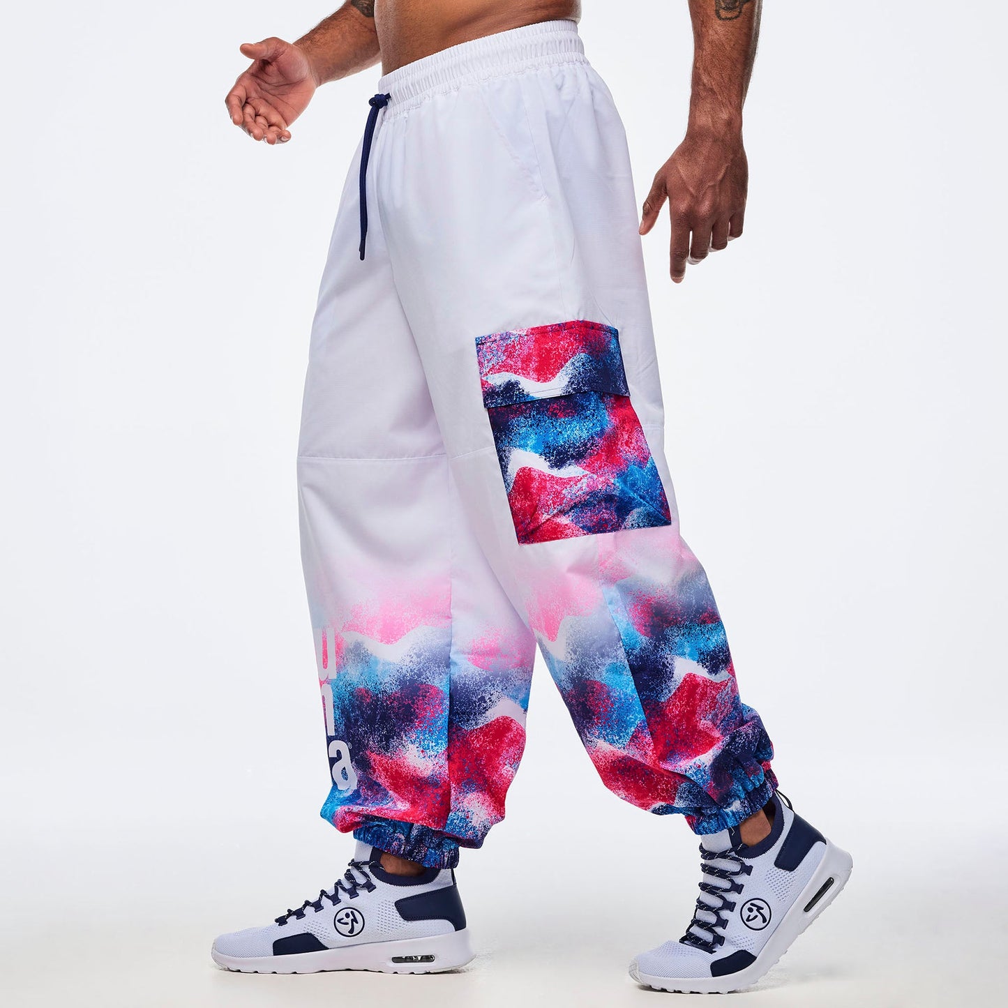 Apres Zumba Baggy Parachute Cargo Pants