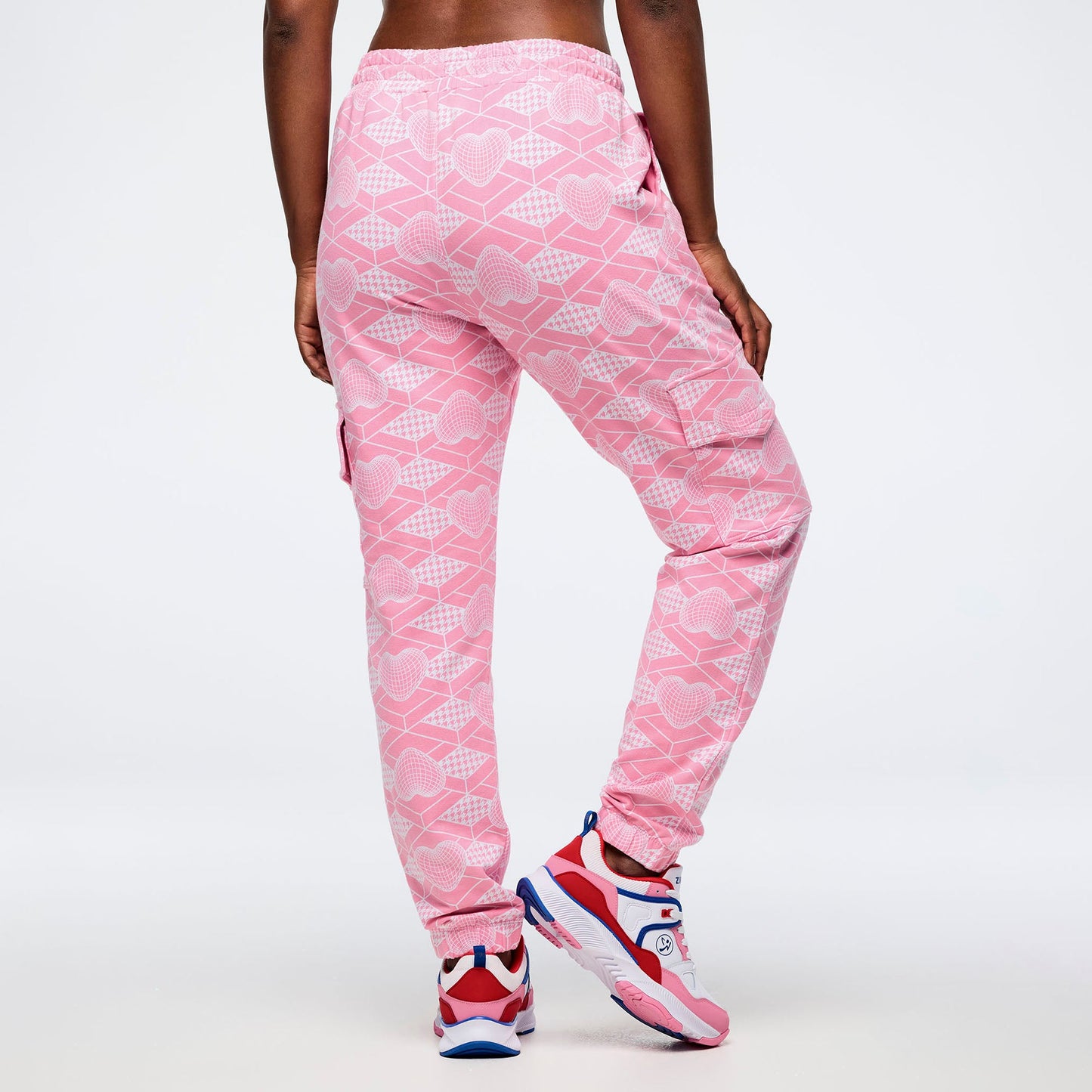 Zumba Amour High Waisted Knit Cargo Pants