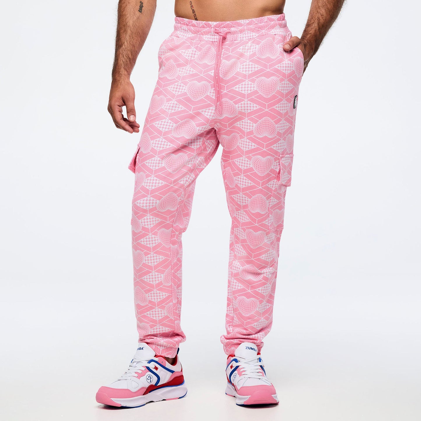 Zumba Amour High Waisted Knit Cargo Pants