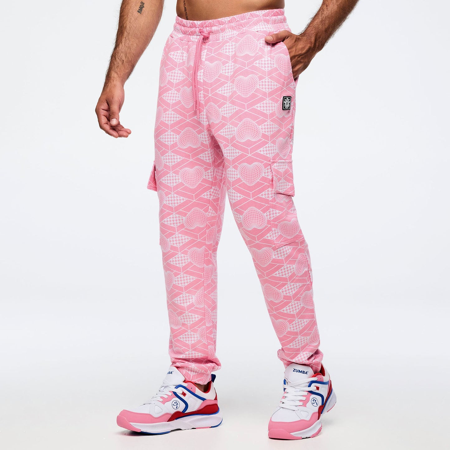 Zumba Amour High Waisted Knit Cargo Pants