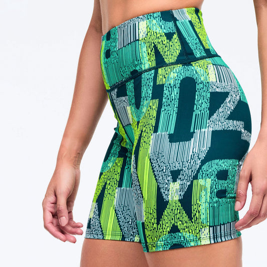 Latin Movement High Waisted Biker Shorts Z1B000729