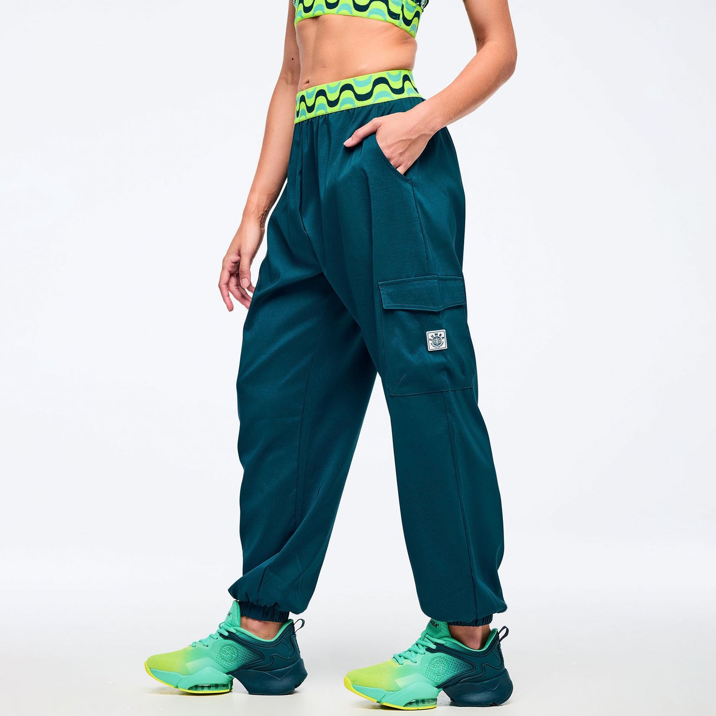 Latin Movement Parachute Cargo Pants Z1B000740