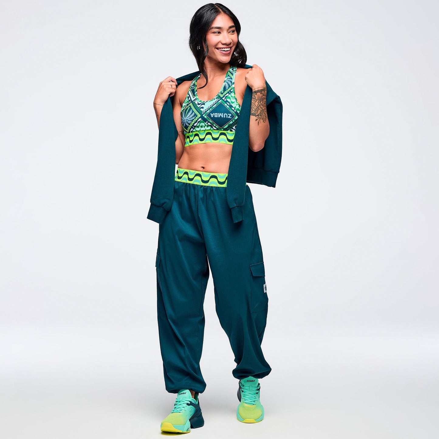 Latin Movement Parachute Cargo Pants Z1B000740