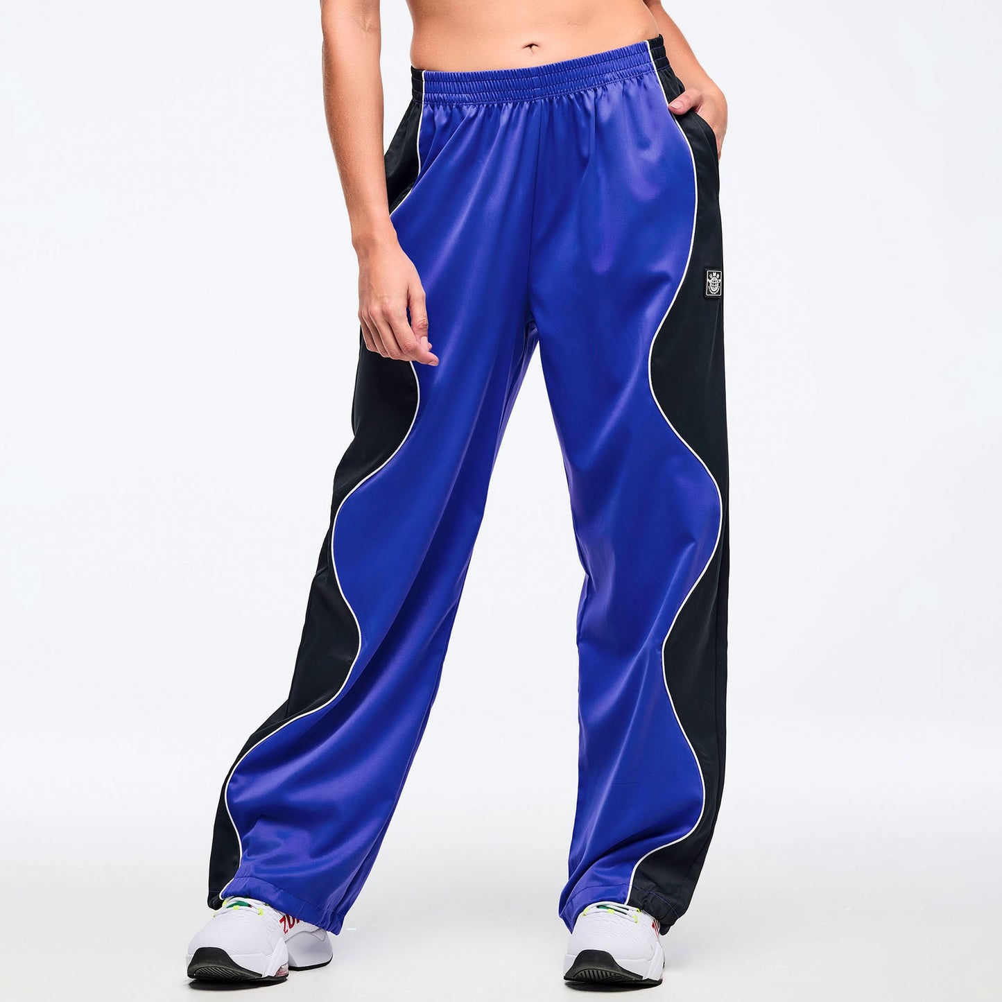 Latin Movement Wavy Track Pants - So Into Blue Z1B000744B Must check