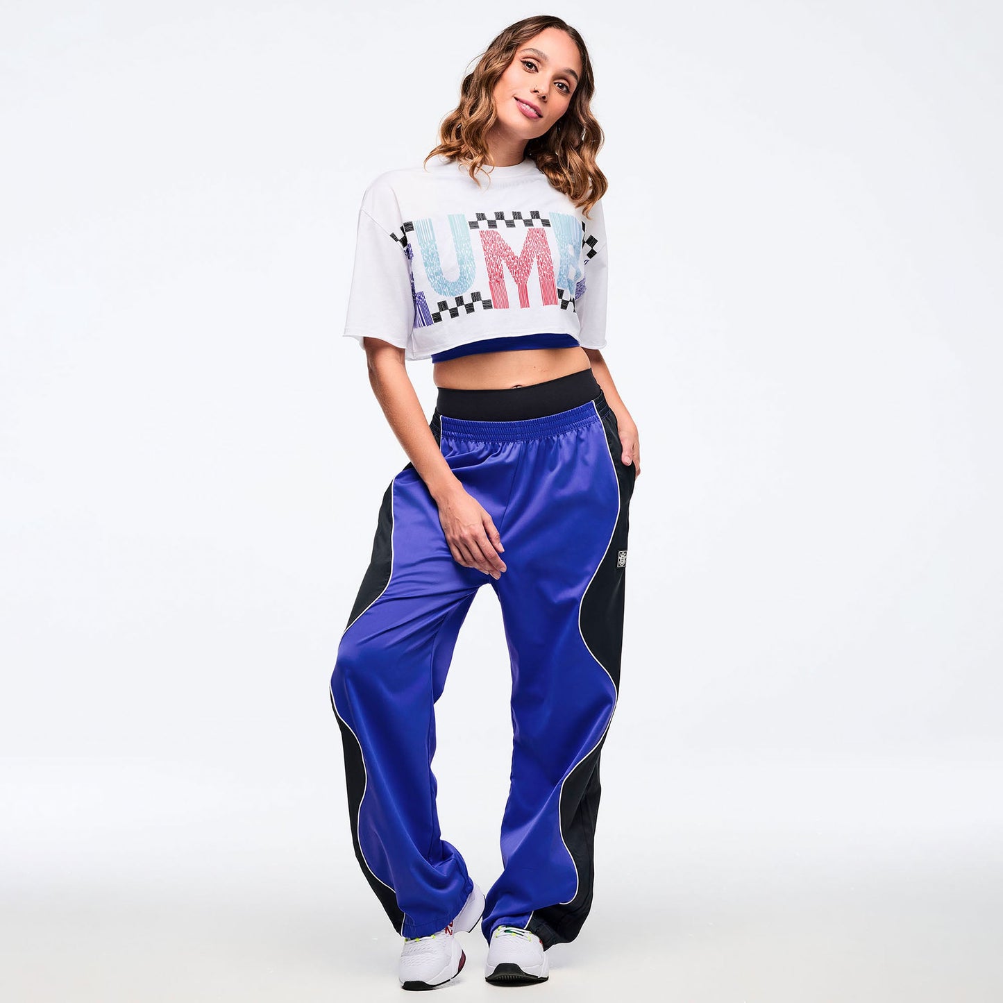 Latin Movement Wavy Track Pants - So Into Blue Z1B000744B Must check