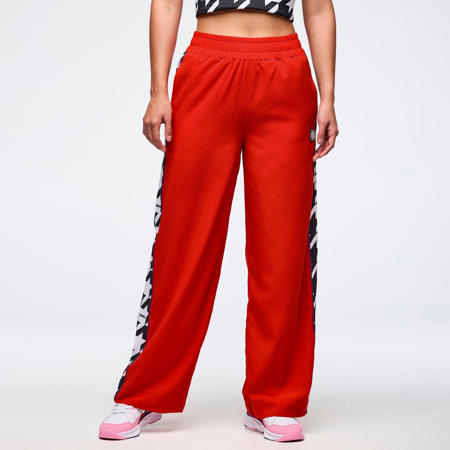 Zumba Amour Wide Track Pant With Side Panels