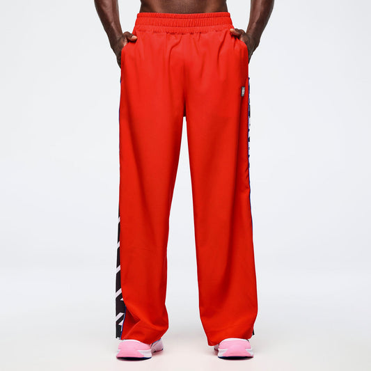 Zumba Amour Wide Track Pant With Side Panels