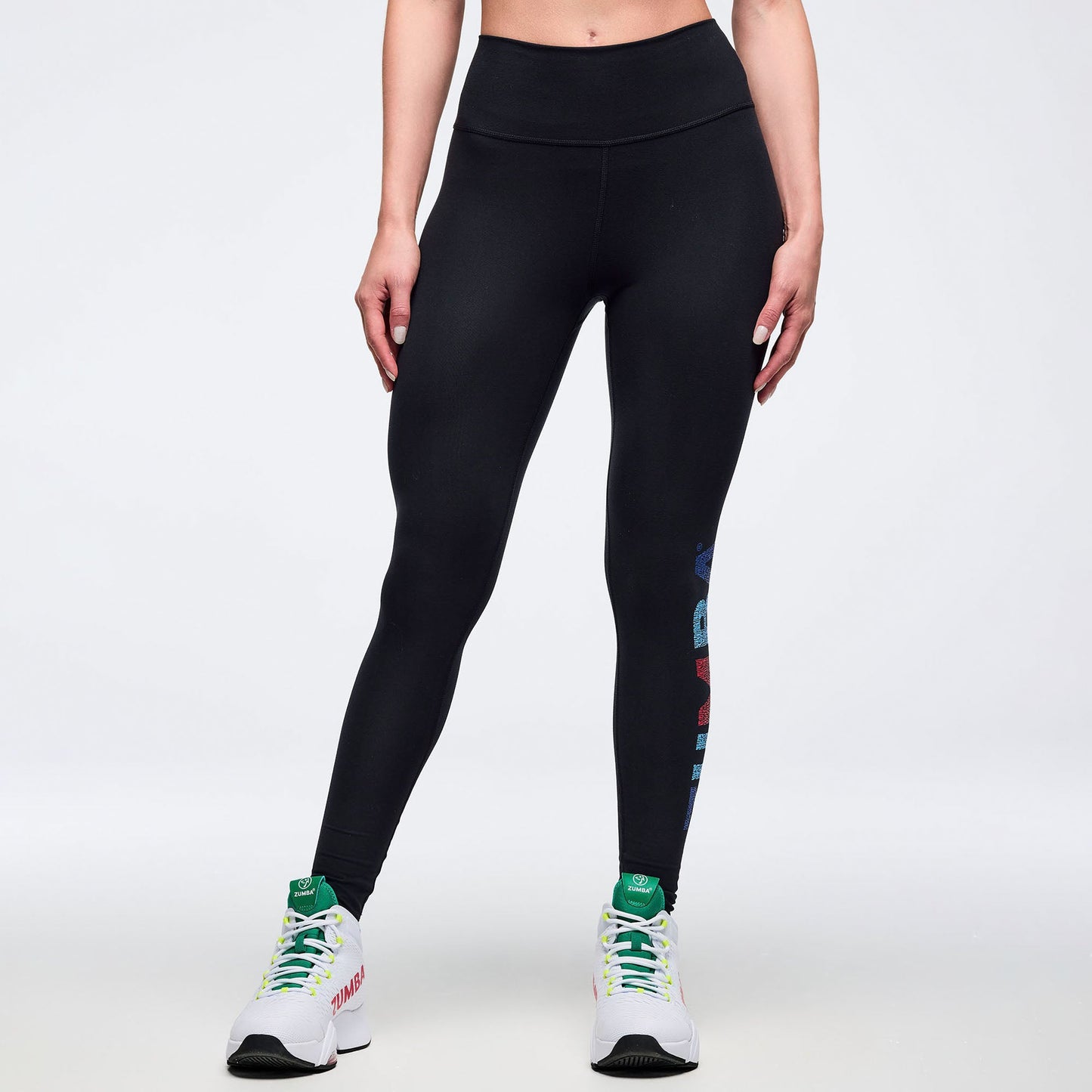 Latin Movement High Waisted Ankle Leggings Z1B000810
