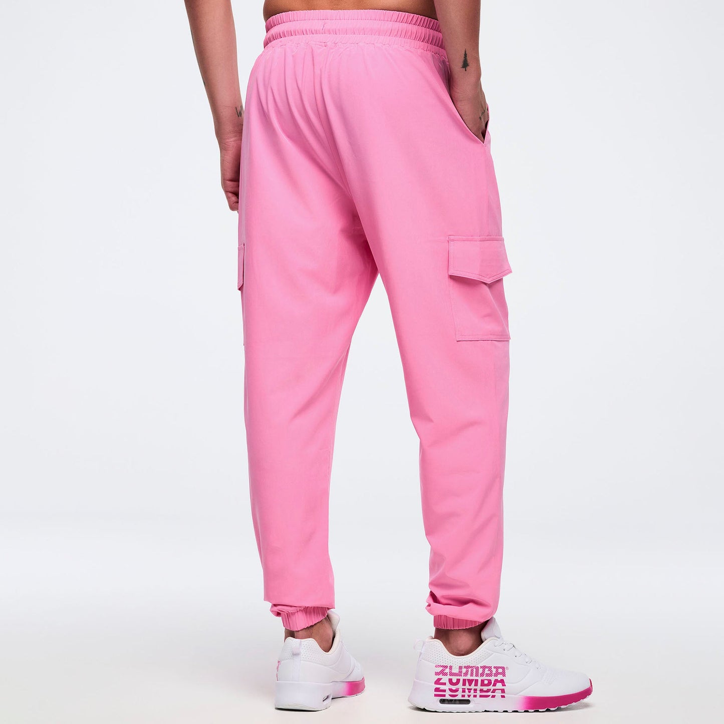 Pastel Woven Cargo Pants