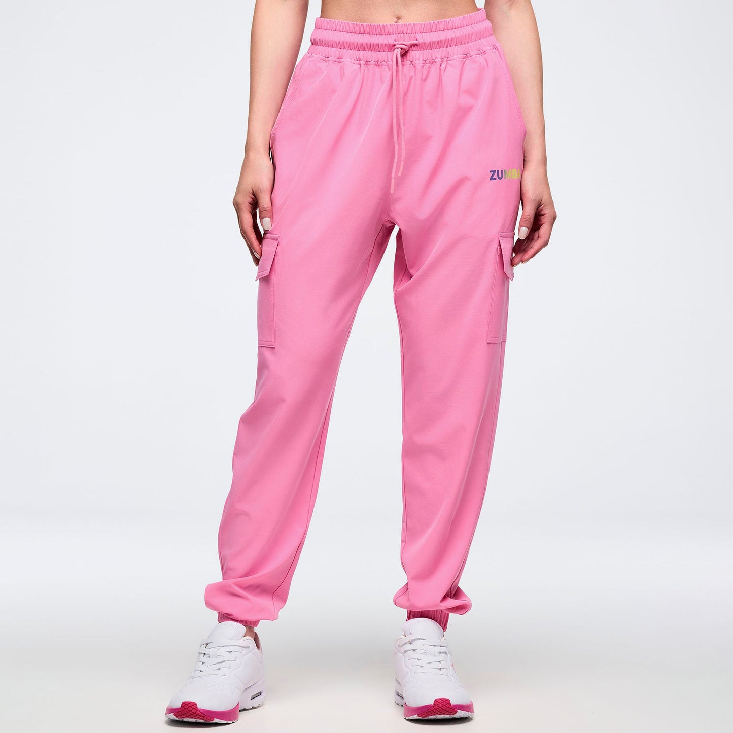 Pastel Woven Cargo Pants