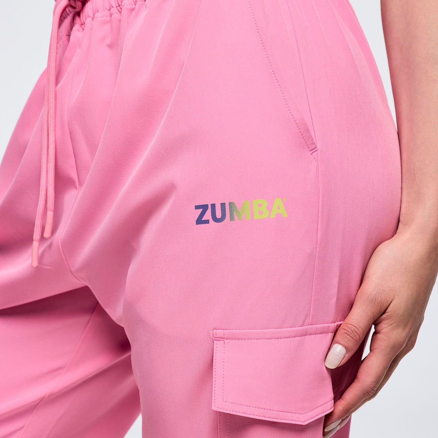 Pastel Woven Cargo Pants