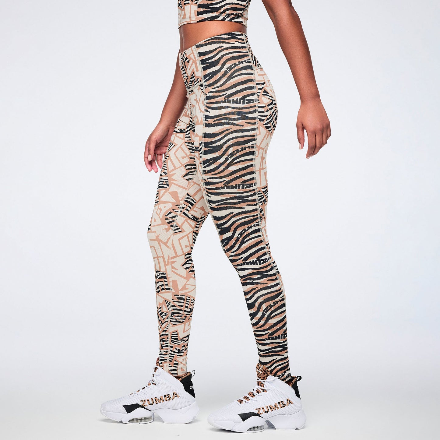 Wildbeat Magic High Waisted Ankle Leggings With Side Panel
