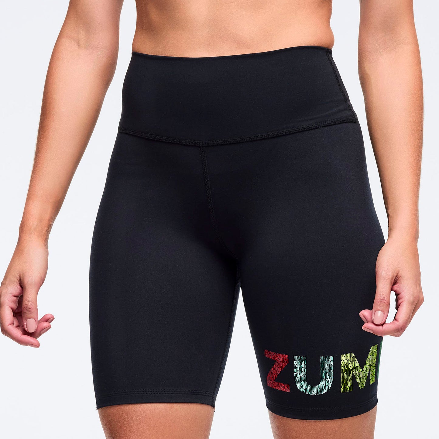 Latin Movement High Waisted Long Biker Shorts Z1B000875