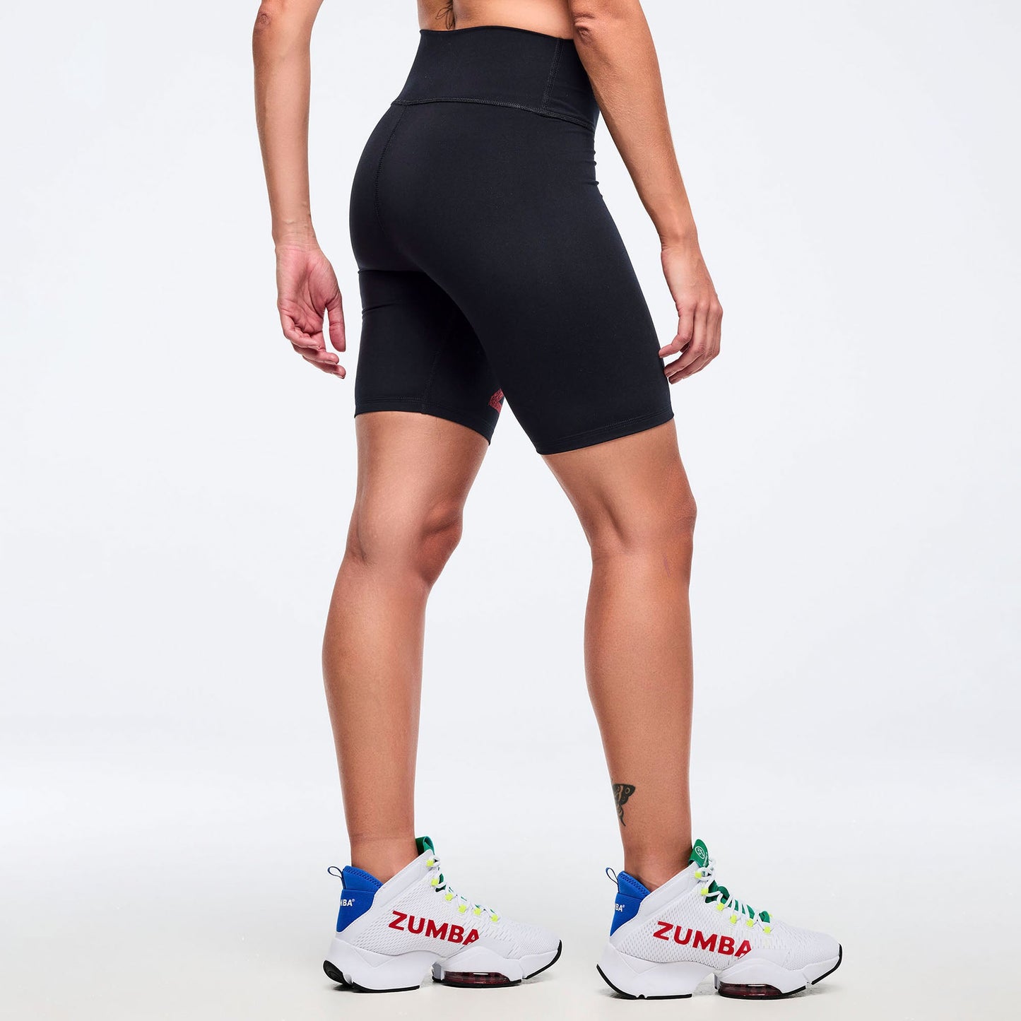 Latin Movement High Waisted Long Biker Shorts Z1B000875