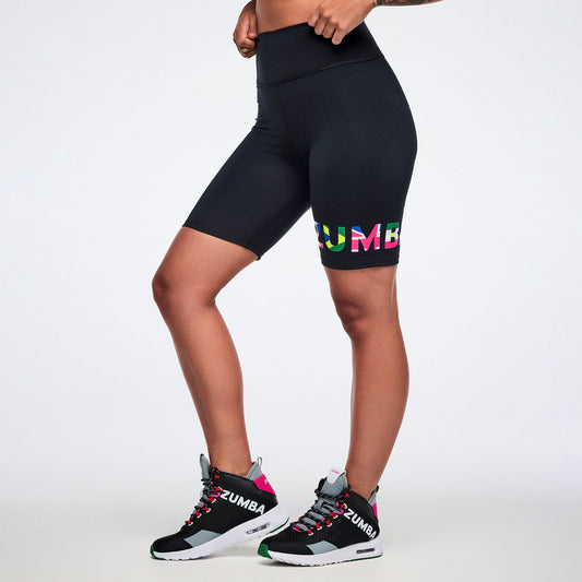 Worldwide High Waisted Biker Shorts