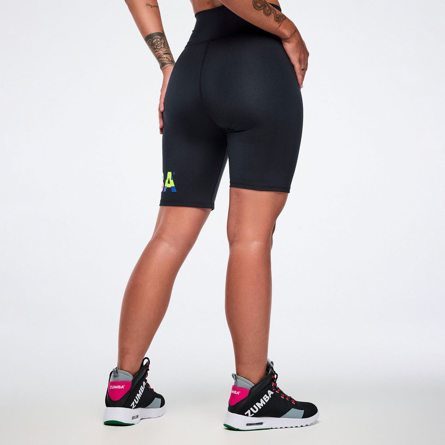 Worldwide High Waisted Biker Shorts