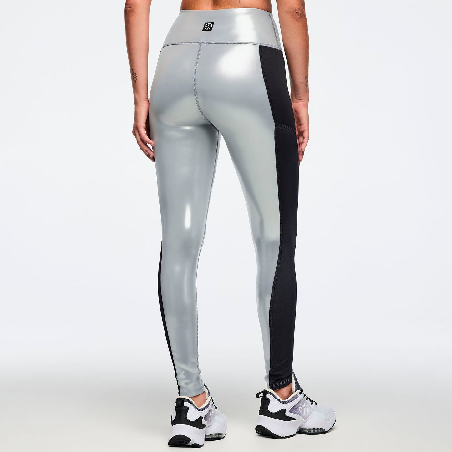Zumba 25 High Waisted Ankle Leggings With Inserts