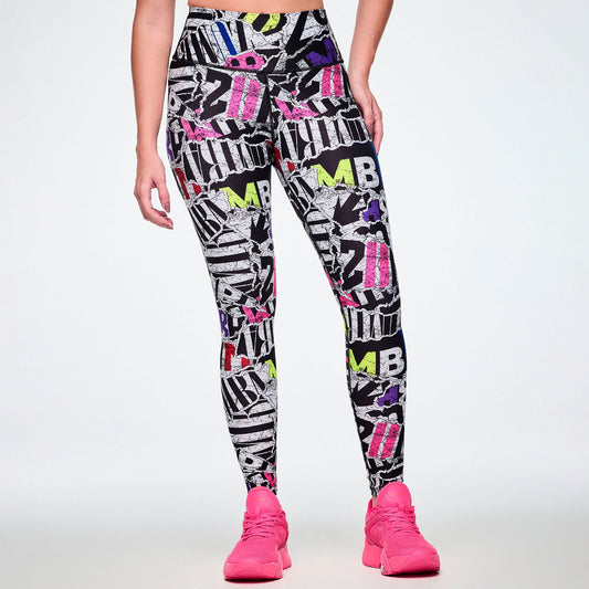 Rock 'n' Roll High Waisted Ankle Legging