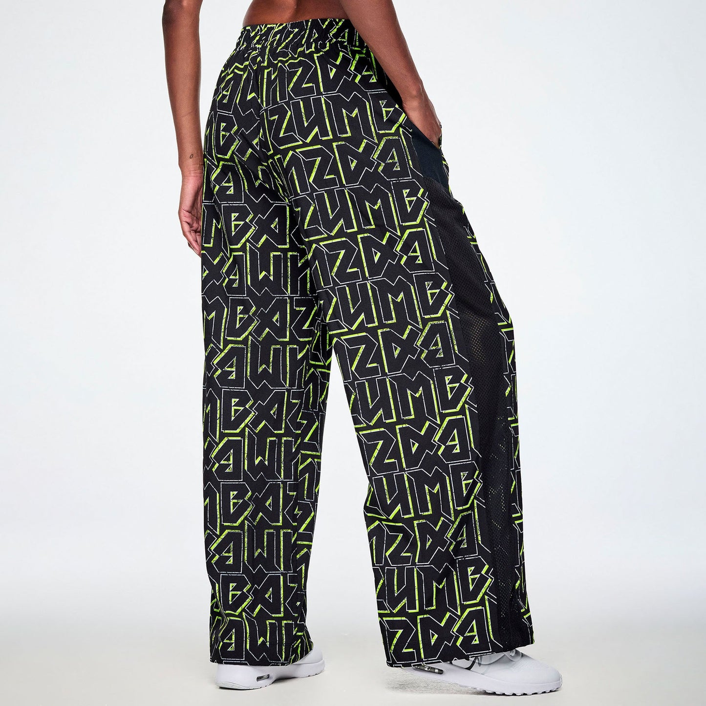 Rock 'n' Roll High Waisted Wide Leg Track Pants Z1B000908