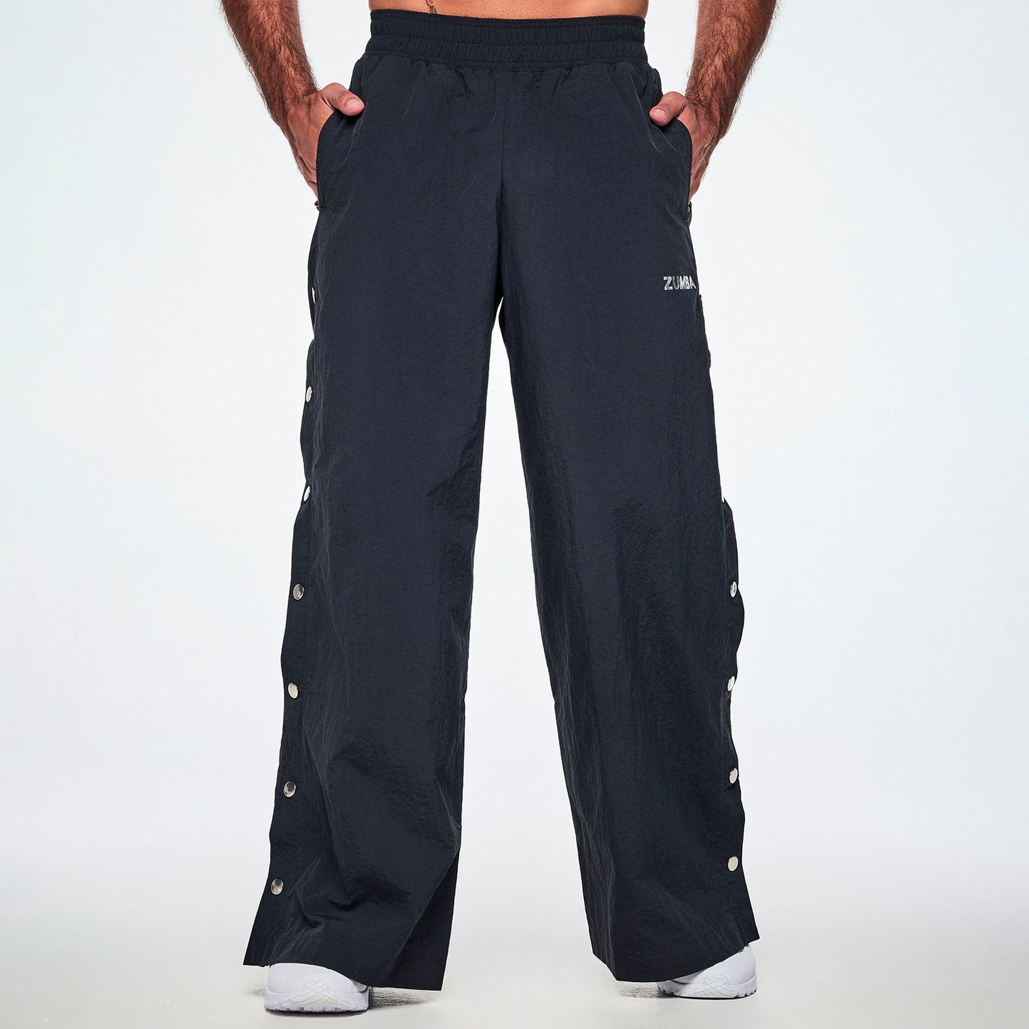 Rock 'n' Roll Wide Leg Pants With Side Snaps Z1B000910