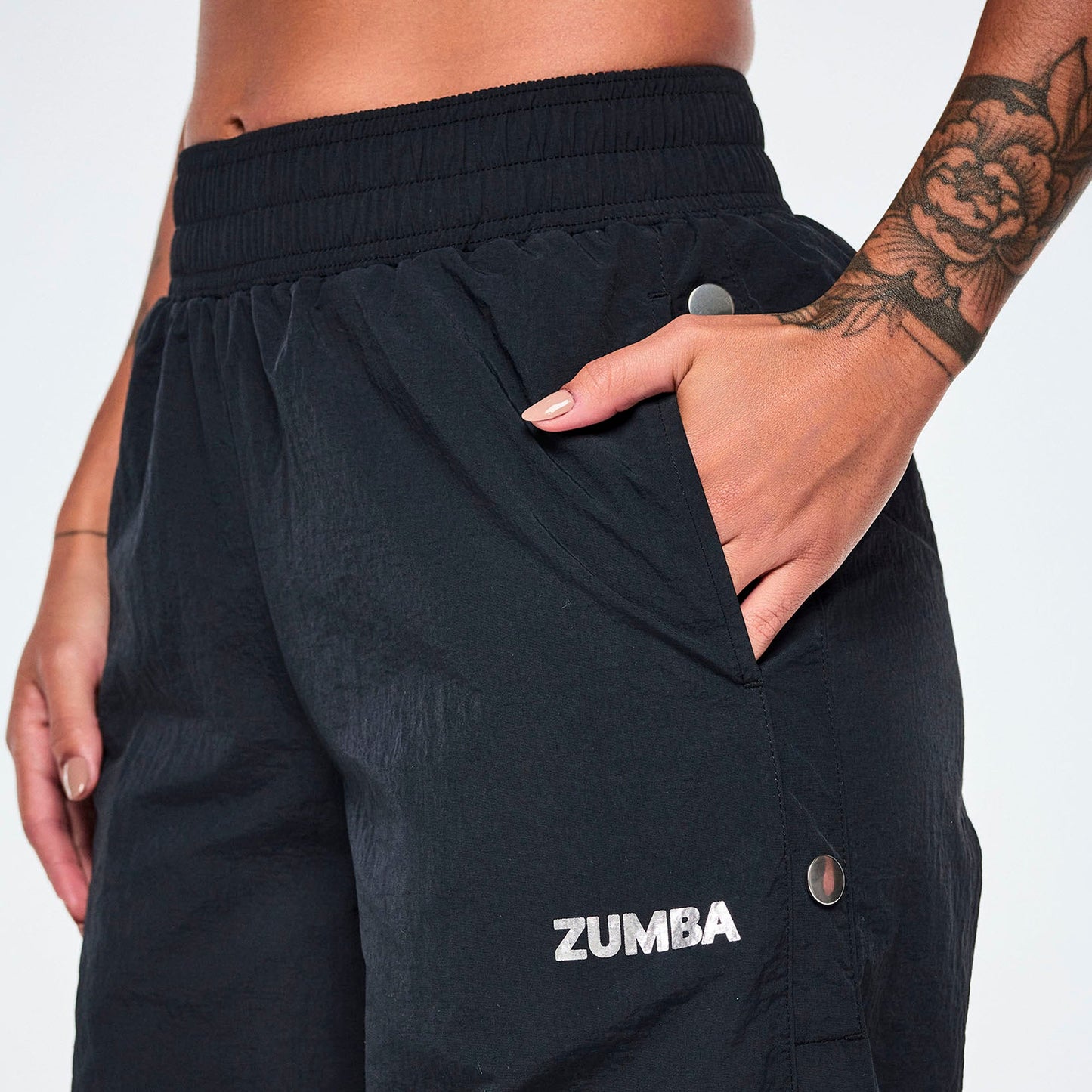 Rock 'n' Roll Wide Leg Pants With Side Snaps Z1B000910