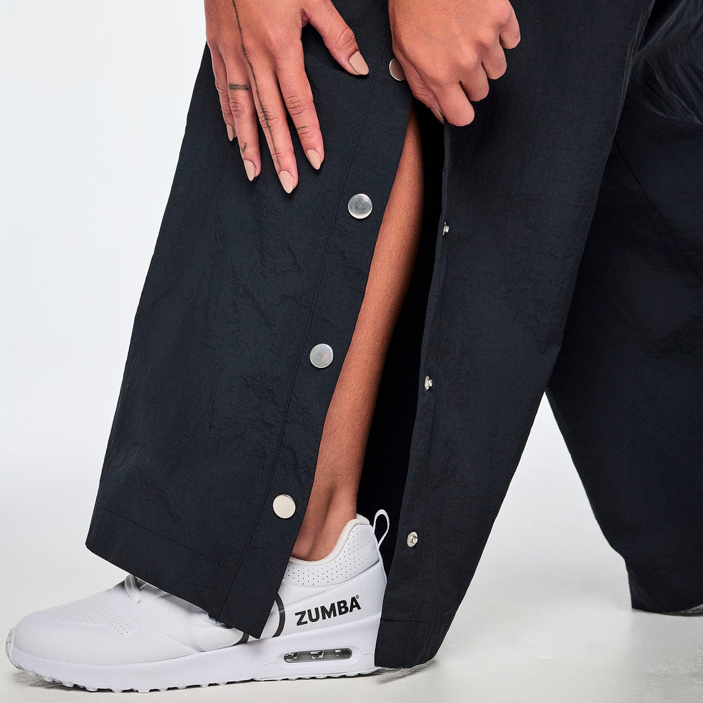 Rock 'n' Roll Wide Leg Pants With Side Snaps Z1B000910
