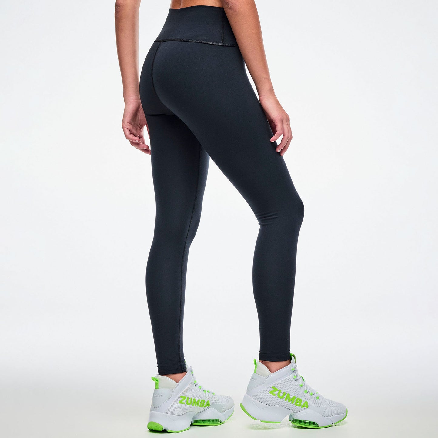 Dale-Z High Waisted Ankle Legging - Bold Black Z1B000920
