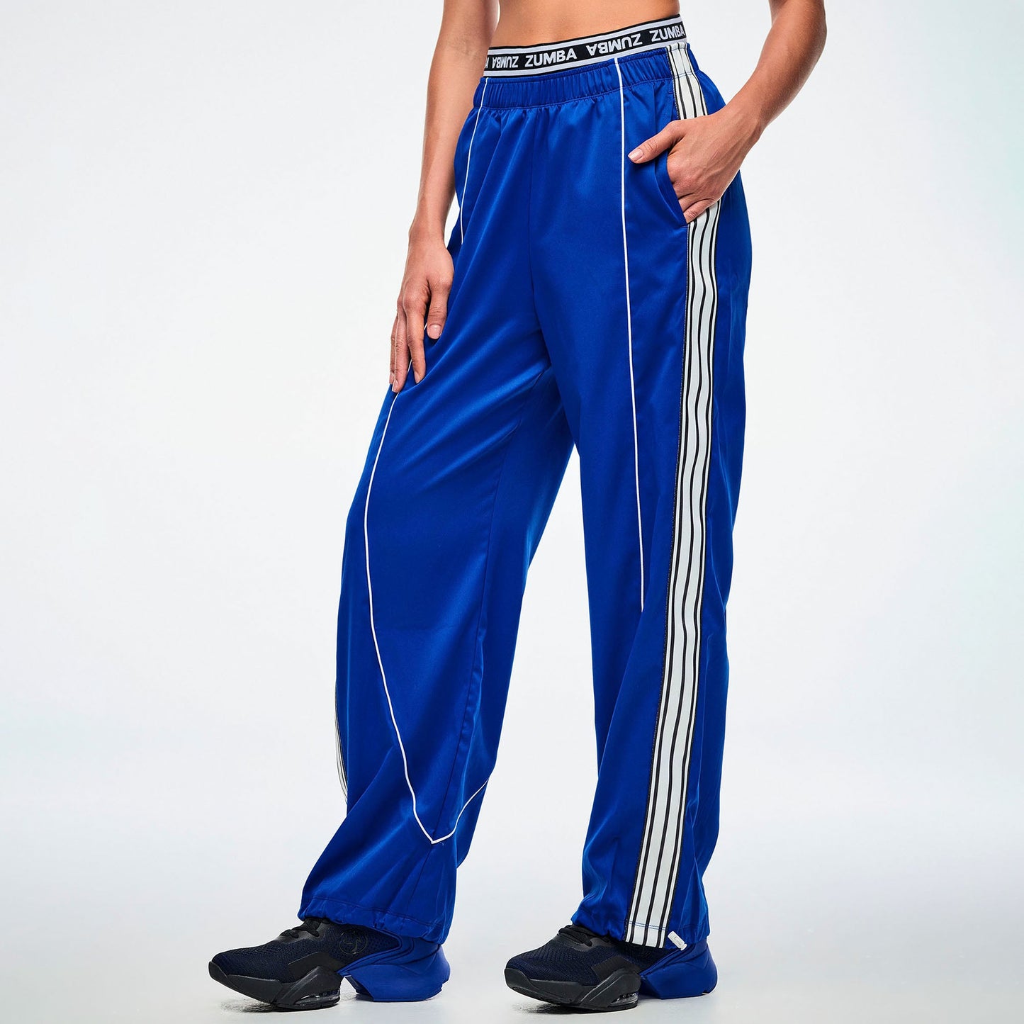 Dale-Z Double Waisted Slouch Woven Pants Z1B000925