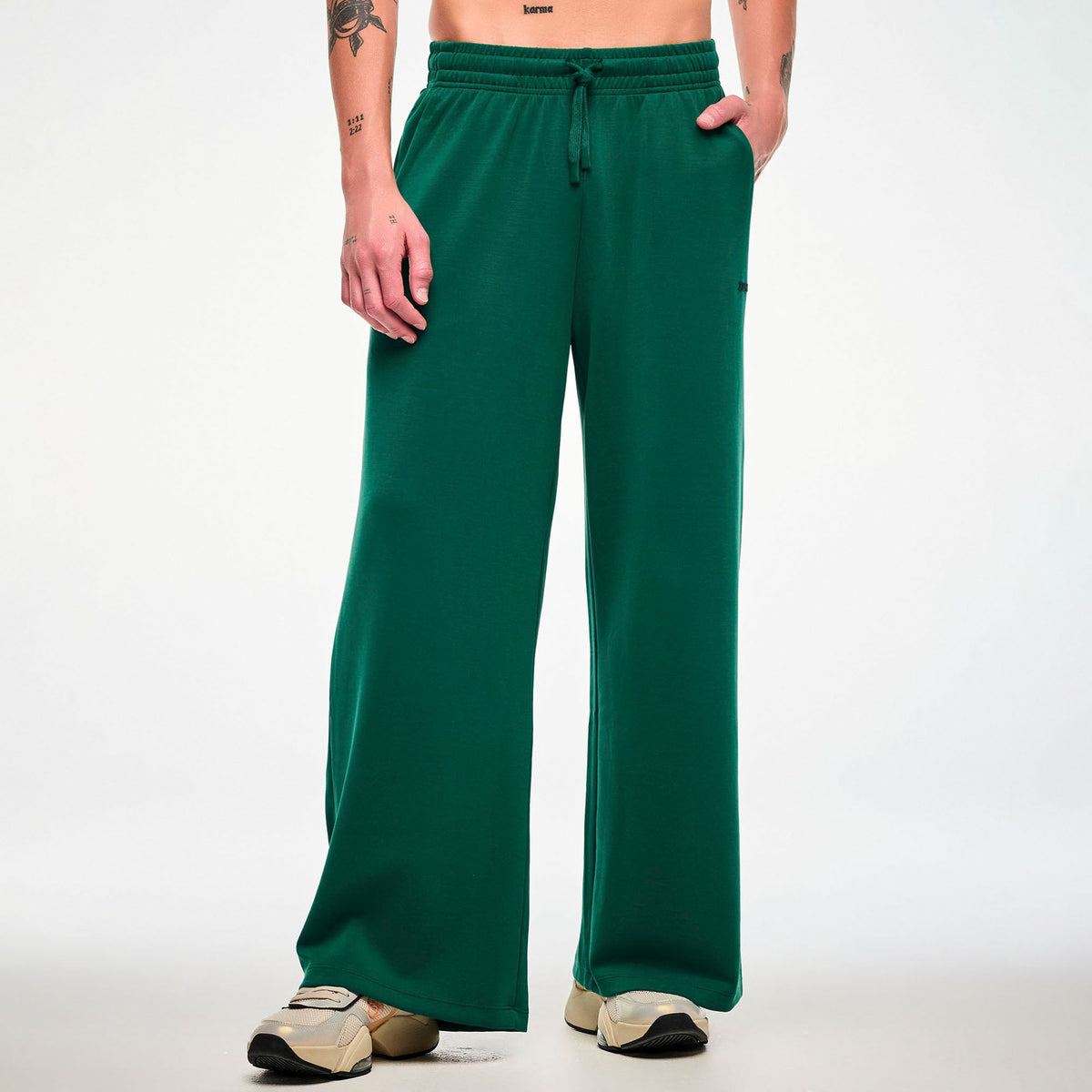 Zumba Modal High Waisted Pants - Teal Tango