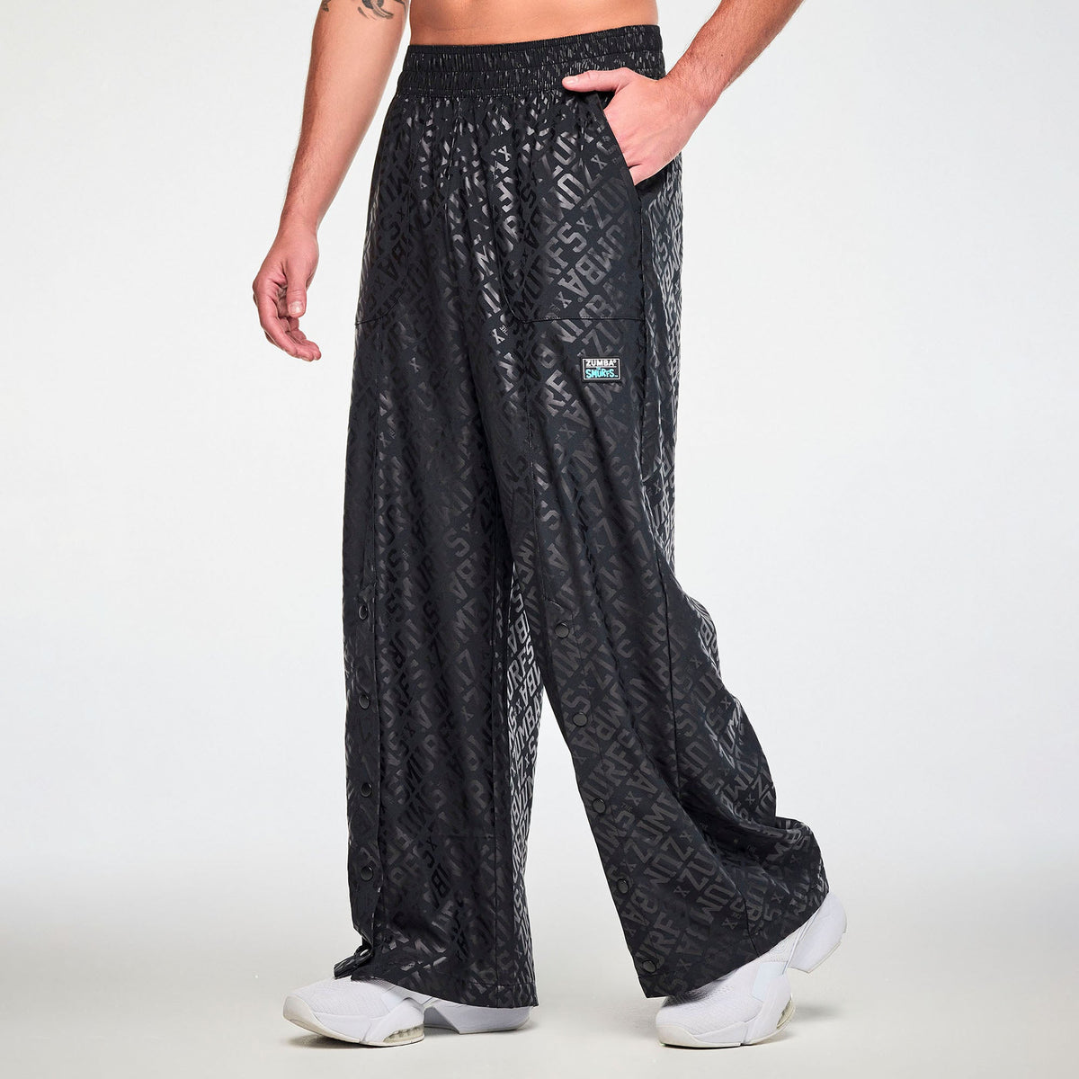 Zumba X The Smurfs Wide Leg Pants With Snaps